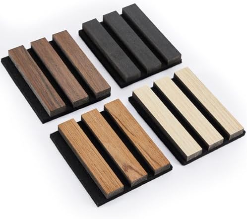Acoustic Wood Slat Panels, Soundproof Wooden Wall Panels, 3D Fluted Panel - Image 4