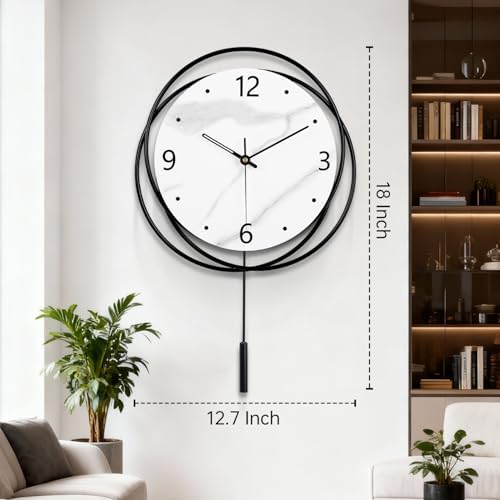 Decorative Wall Clock Silent Non-Ticking Quality Quartz Battery Operated - Image 3