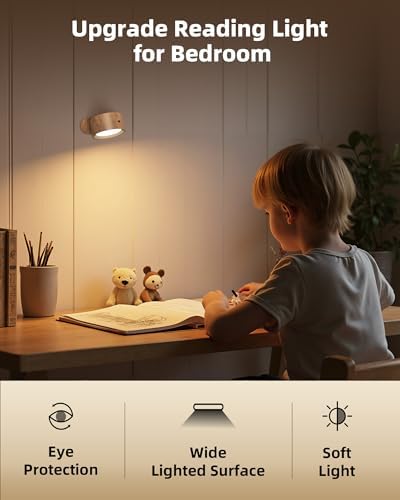 Wall Lights, Rechargeable Magnetic Wall Sconce - Image 5