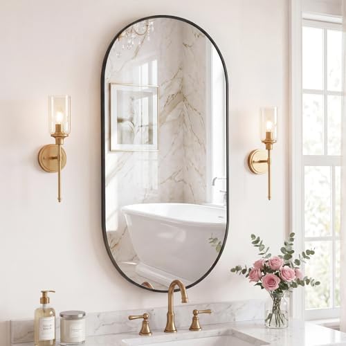 NEWBULIG Oval Bathroom Mirror, Vanity Mirror - Image 3