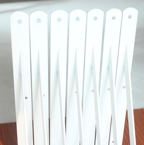 4 Pack L11 x H 8" White Heavy Duty Shelf Brackets - Image 6