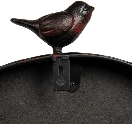 Creative Co-Op Oval Metal Wall Clock - Image 5