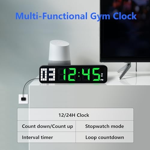 Gym Timer 15'' Large Wall Clocks - Image 5