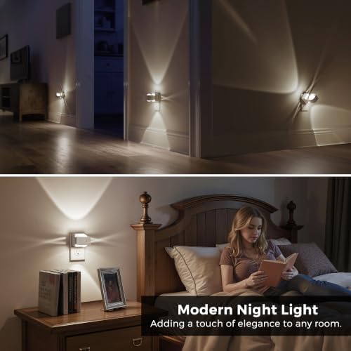 L LOHAS LED Night Light Projector, Night Lights Plug into Wall Light Sensor - Image 3