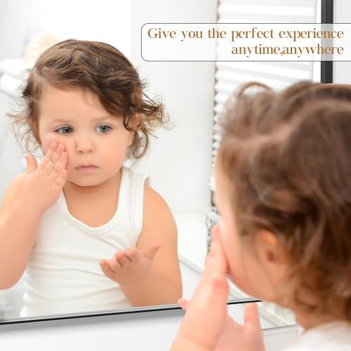 40×30 Black Bathroom Mirror, Rectangular Bathroom Vanity Mirror - Image 4
