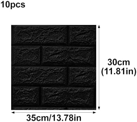 10PCS 3D Brick Wall Panel - Image 2