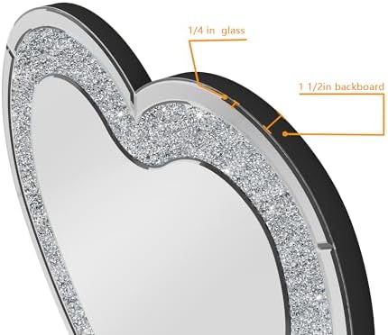SHYFOY Heart Decorative Wall Mirror - Image 4