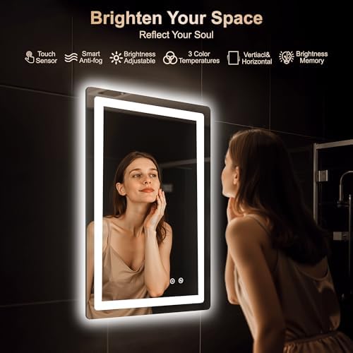 Delma 30x20 LED Bathroom Vanity Mirror - Image 2