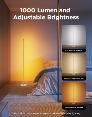 Govee RGBIC Floor Lamp Basic, 1000lm LED Corner Lamp - Image 2