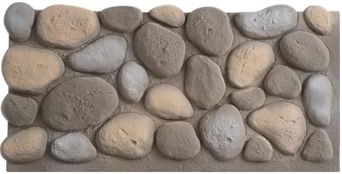 1 Pack PU Faux Stone Panel 47"w x 23.23"h x 2"d Stone Veneer by Unknown