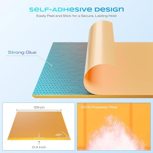 12 Pack Self-Adhesive Sound Proof Foam Panels - Image 2
