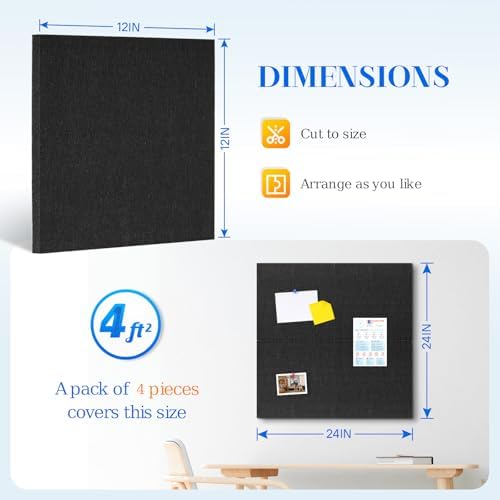 DOLLAR BOSS Felt Cork Board Tiles - Image 2