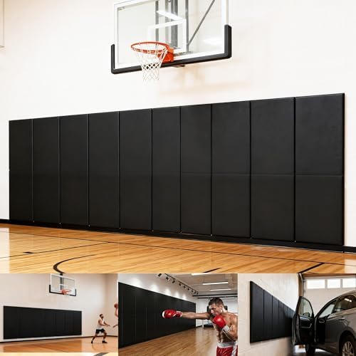 Gym Wall Padding 1 Piece 2" High-Density Thick Foam Wall Protector, 23.6''x60'' by foriy