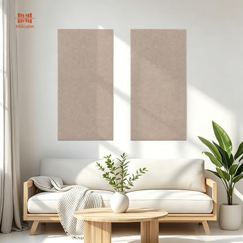 Acoustic Wall Panels, Self Adhesive, 47.2"x23.6", 2 Pack - Image 3