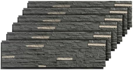 ROOMTEC 6-Packs Faux Stone Wall Covering Panels by ROOMTEC