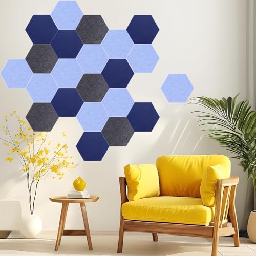 Acoustic Panels, Magrowill 12-Pack Soundproof Wall Panels 12 X 10 X 0.4 Inches - Image 2