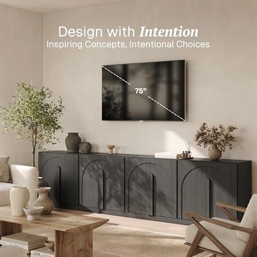 BELLEZE Bijou Set of 4 31.5" TV Stand & Entertainment Centers - Image 4
