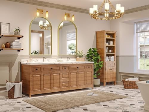 Brightify Arched Mirror, Arched Wall Mirror, 24 x 40 Inch Gold Arch Mirror - Image 2