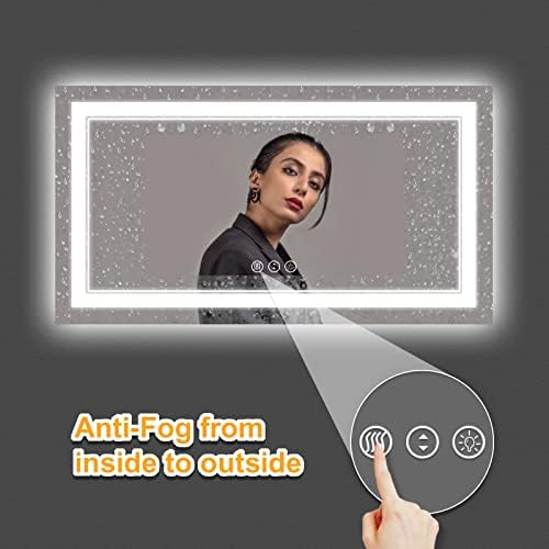 55x30 Inch LED Bathroom Mirror - Image 4