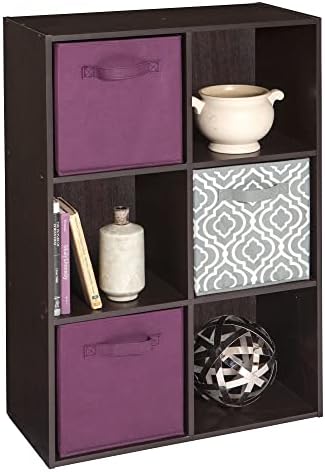 ClosetMaid Cubeicals 6 Cube Storage Shelf Organizer Bookshelf, Vertical or - Image 4