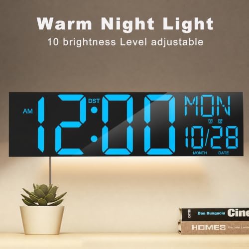 JALL 30" Giant Digital Wall Clock, Extra Large LED Clock - Image 5
