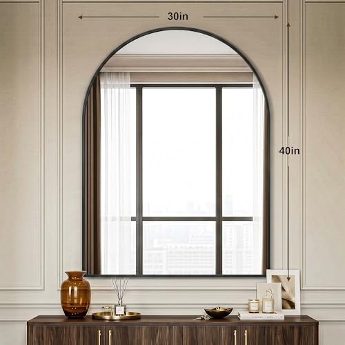 AMOISE Arched Bathroom Mirror for wall - Image 3