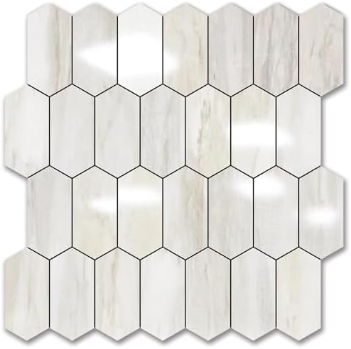Vamos Tile Long Hexagon Peel and Stick Backsplash Tile by VamosTile