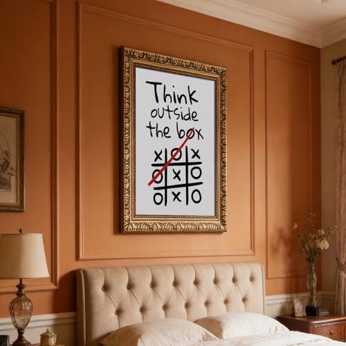 BAOGELI Think Outside The Box Poster Motivational Quotes - Image 7