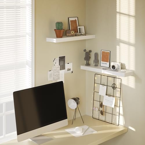 BAMEOS Floating Wall Shelves 24 x 6 Inch – Easy-Install Hanging Shelves - Image 5