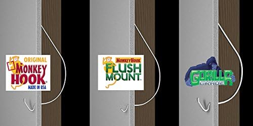 Monkey Hooks Picture Hangers Home and Office Pack, Gorilla Hook, Drywall Hooks - Image 4