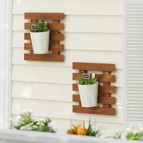Furinno TIOMAN Outdoor Vertical Wall Planter, - Image 2