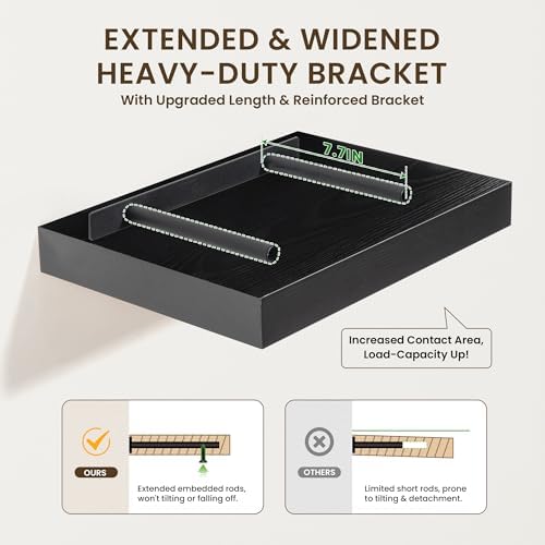 FLYJOE 40 Inch Floating Shelves - Image 6