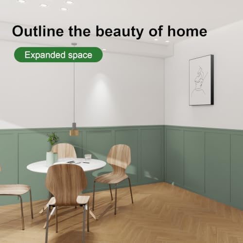 Premade Board and Batten Wainscoting Kit, Paintable MDF Accent Wall Panels - Image 3