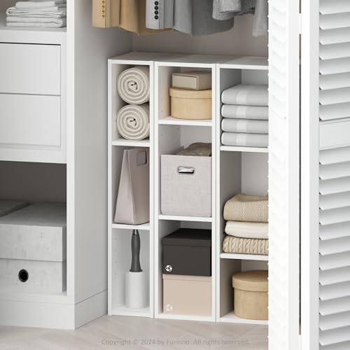 Furinno Reed 3-Tier Closet Organizers and Storage, Closet Organizer, Open Shelf - Image 4