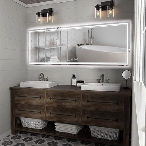 Ratsamee 84"x40" LED Bathroom Mirror - Image 2