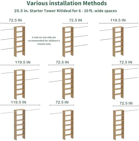 Closet System, 22.5" Wide Organizer - Image 6
