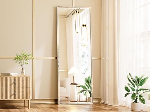 16x60 Inch Brushed Nickel Rectangle Full Length Mirror - Image 2