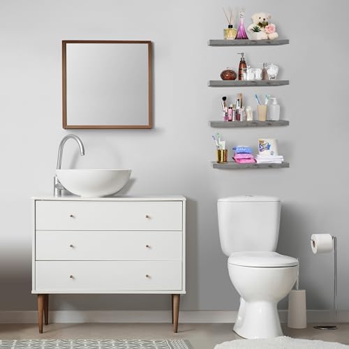 Sorbus Floating Shelves for Wall, Wood Wall Storage - Image 2