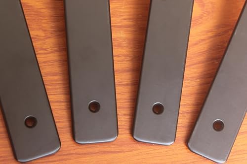 16 Pack - 7 inch Black Hidden L Shelf Bracket Iron Floating Shelf Brackets - Image 5