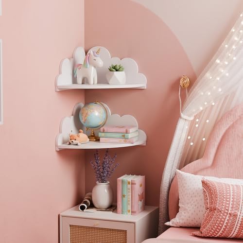 Cute Cloud Floating Corner Shelves - Image 4