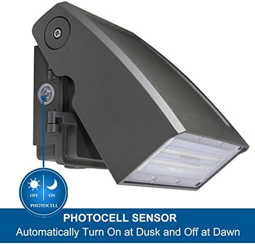 DAKASON 30W LED Wall Pack, Dusk-to-Dawn Photocell, Adjustable Head, Full - Image 2