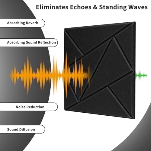 Art3dwallpanels Acoustic Panels 12" X 12", 12 Pack - Image 7