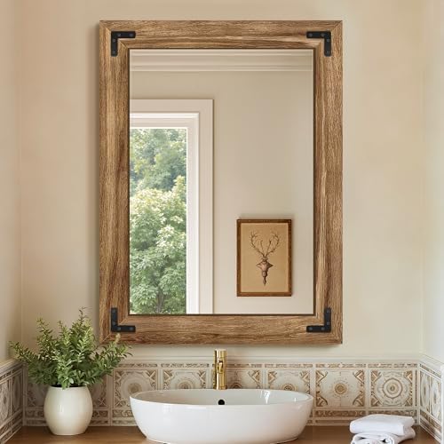 Bathroom Mirror for Wall by FICTOR