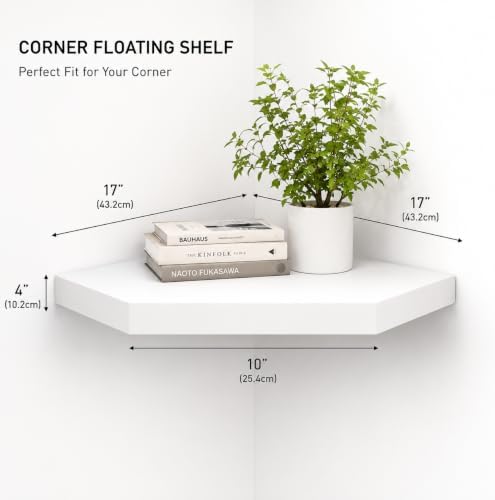 Floating Corner Wall Shelf - Image 2