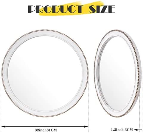 Round Wood Mirror - Image 2