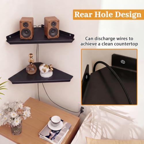 Small Corner Floating Shelf Wall Mounted - Image 6