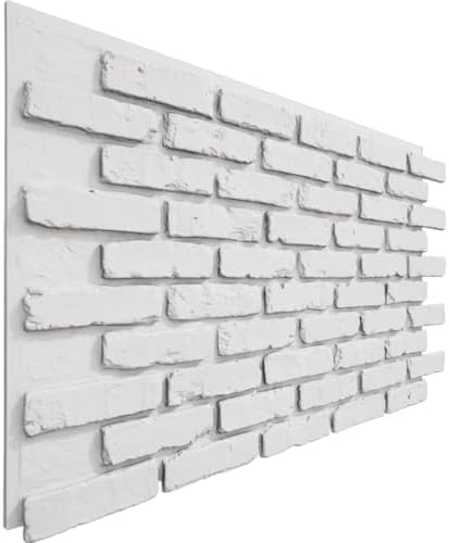 EverStone Aged Brick Faux Brick Panel, 46 7/8"W x 27"H x 1 1/4"D - Image 3