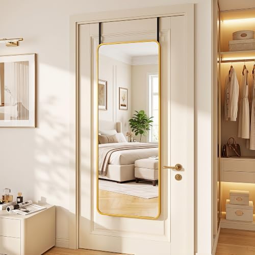 Suidia Full Length Mirror Over the Door&Wall Mounted, HD Shatterproof, Hanging - Image 3