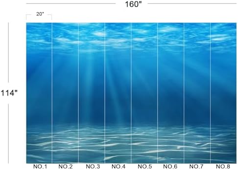 Serene Deep Blue Underwater Sunlight Wallpaper Peel Stick - Image 5