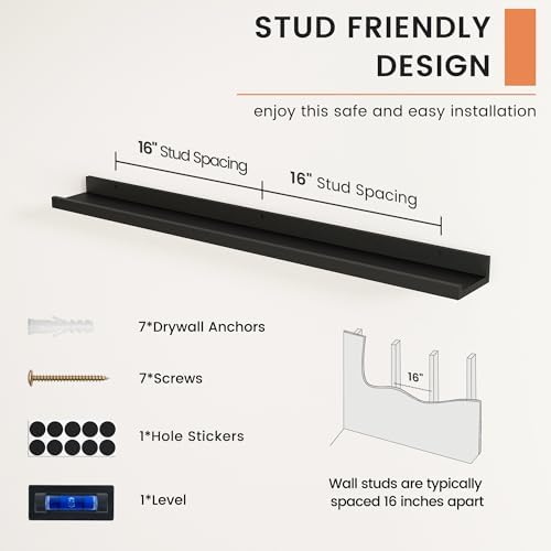 Picture Ledge Shelf, Floating Shelves - Image 5